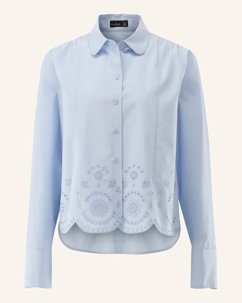 van Laack Bluse Modern Fit blau Blau