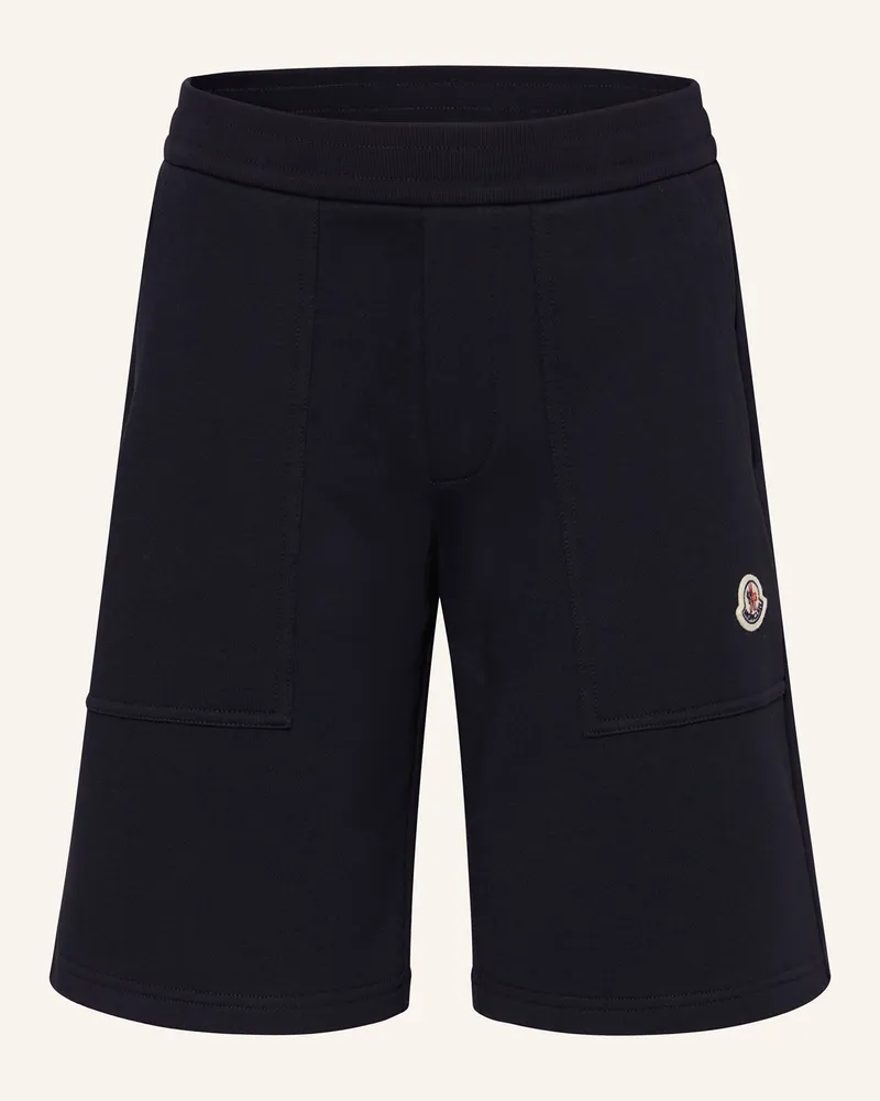 Moncler Sweatshorts blau Dunkelblau