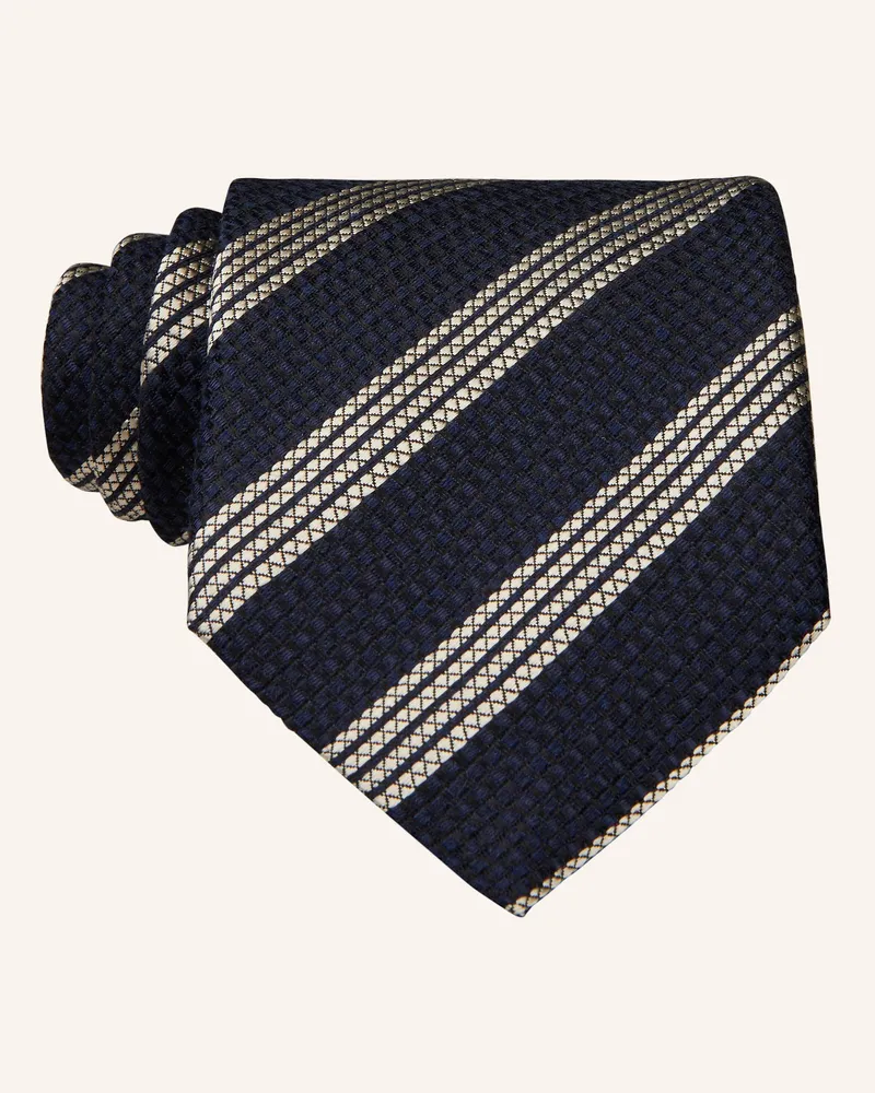 HUGO BOSS Krawatte H-Tie blau Dunkelblau