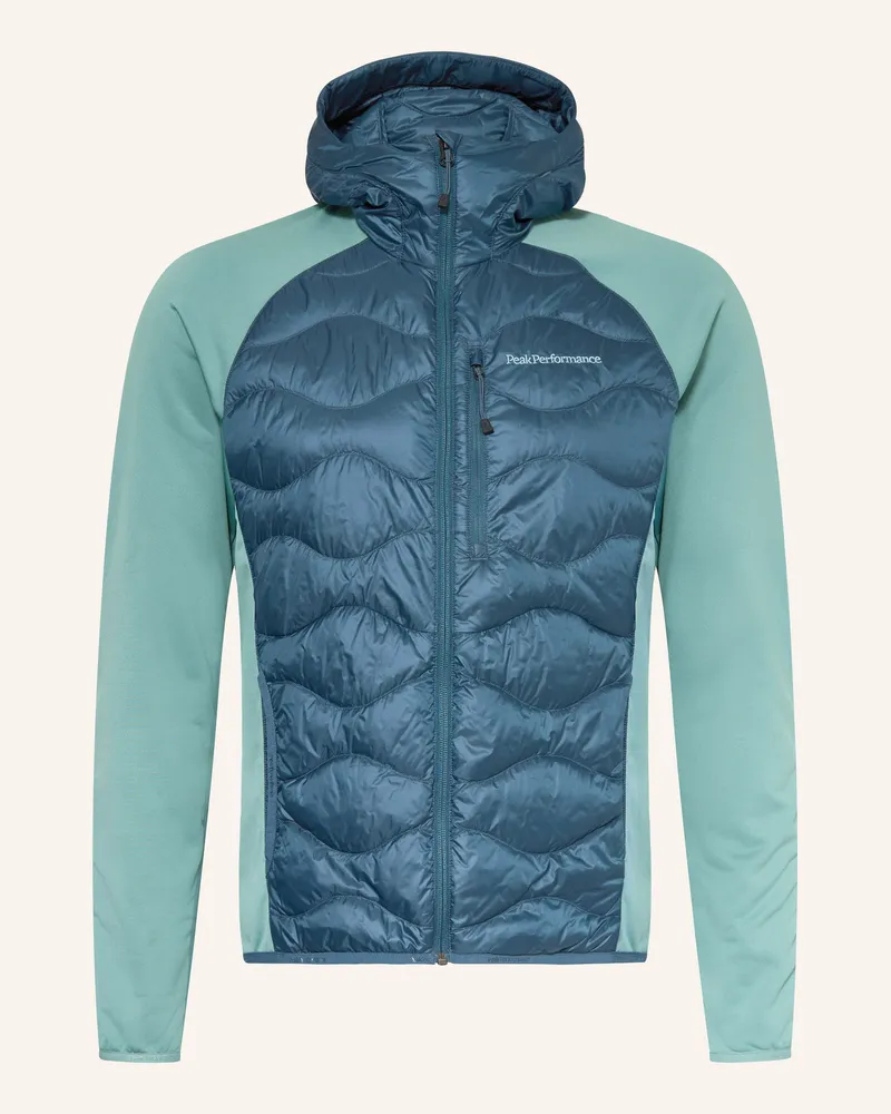 Peak Performance Hybrid-Daunenjacke Helium Hooded blau Dunkelblau