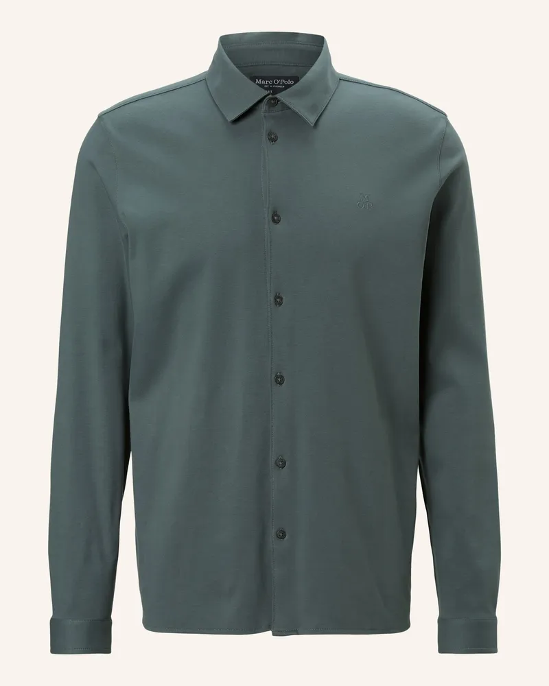 Marc O'Polo Jerseyhemd grau Dunkelgrau