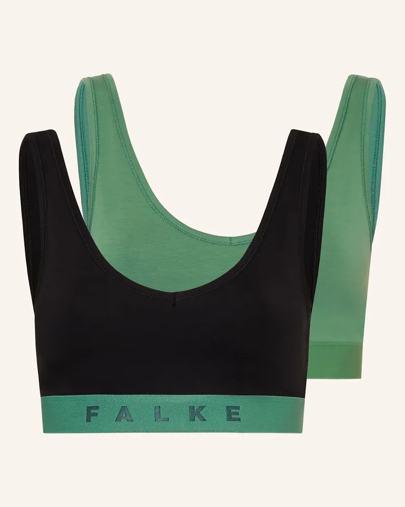 Falke 2er-Pack Bustier DAILY COMFORT Schwarz