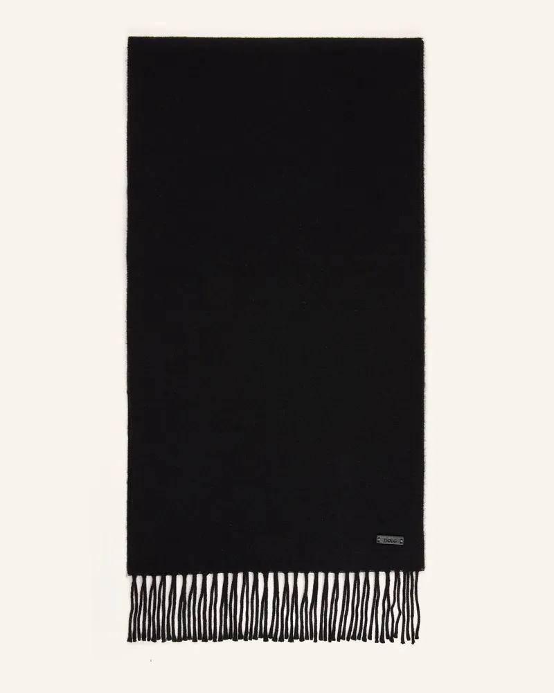 HUGO BOSS Schal Naster schwarz Schwarz
