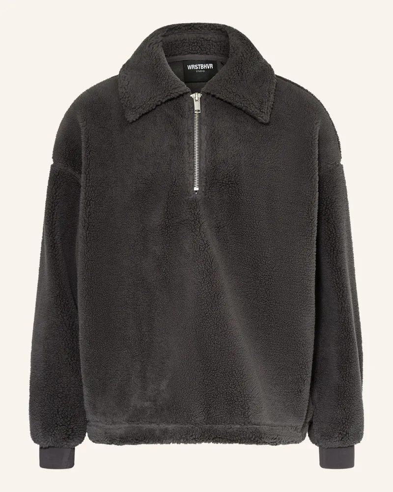 WRSTBHVR Teddyfell-Troyer LEROY V2 Dunkelgrau