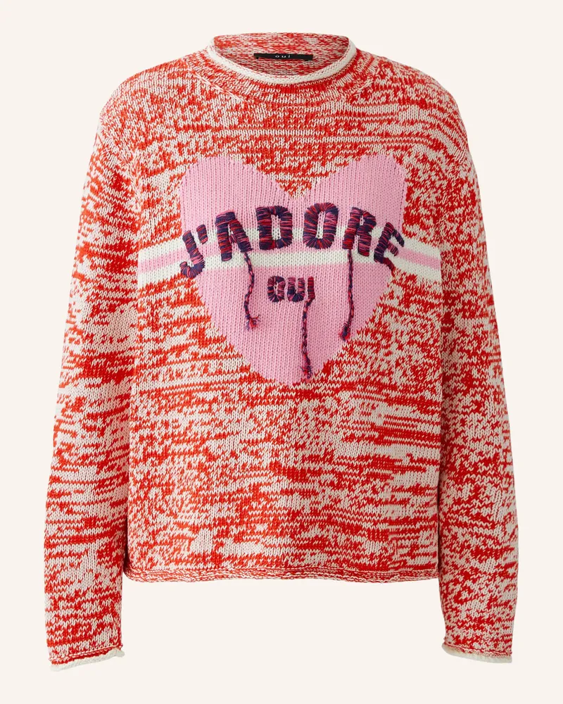 Oui  Pullover Rot