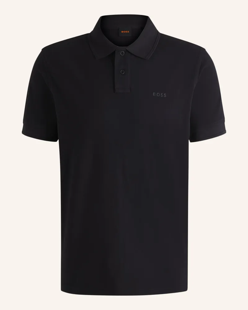 HUGO BOSS Piqué-Poloshirt PRIME Schwarz