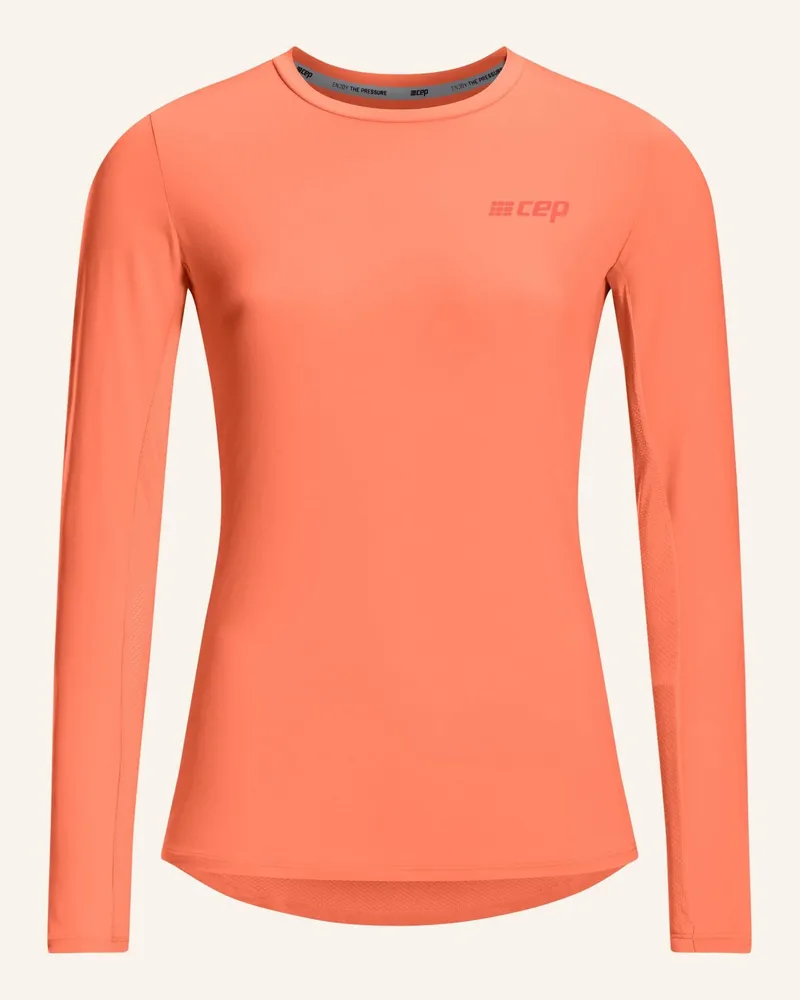 CEP Laufshirt THE RUN LONG SLEEVE Orange