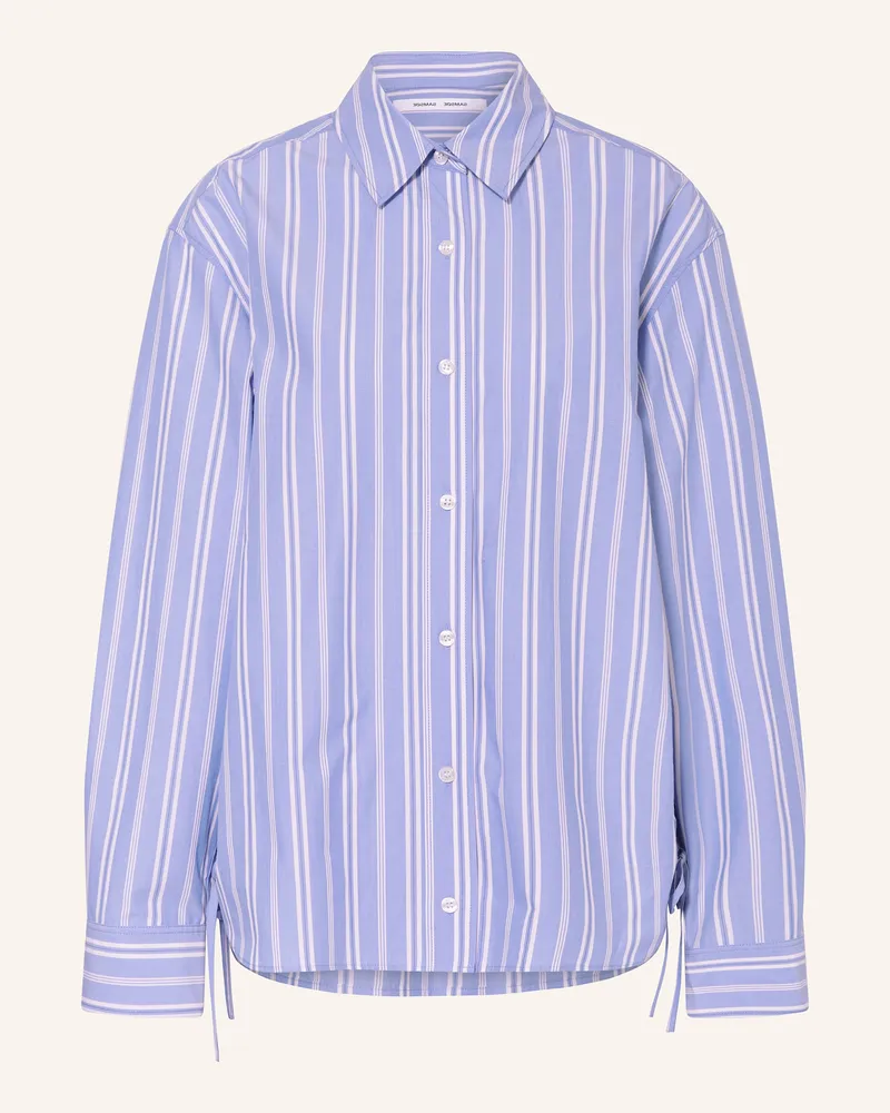 Samsøe & Samsøe Hemdbluse Sacatan blau Hellblau