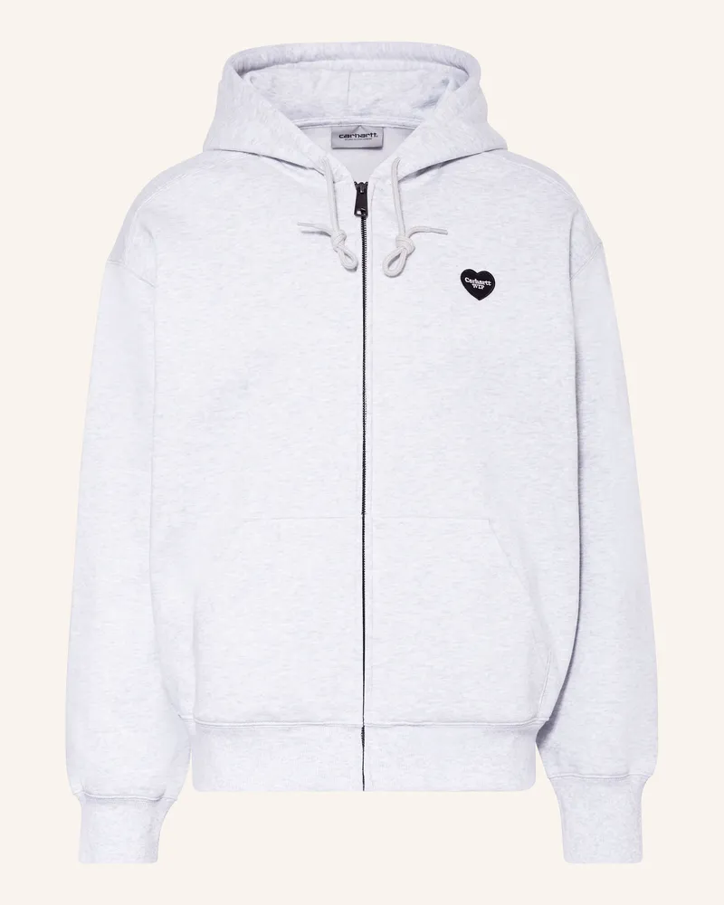 Carhartt WIP Sweatjacke HEART Hellgrau