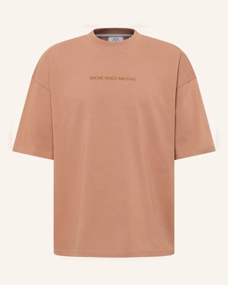 Carlo Colucci T-Shirt - CLEAN CAPSULE FARRIS Braun