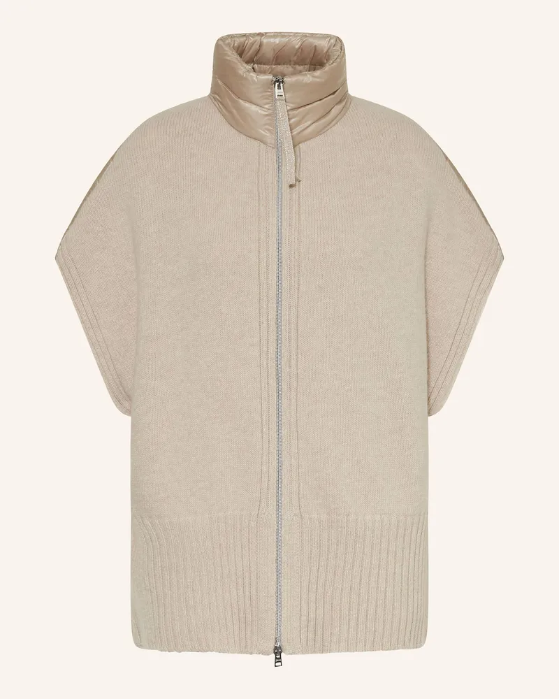 Herno Poncho Creme