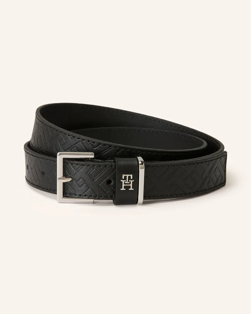 Tommy Hilfiger Ledergürtel Schwarz