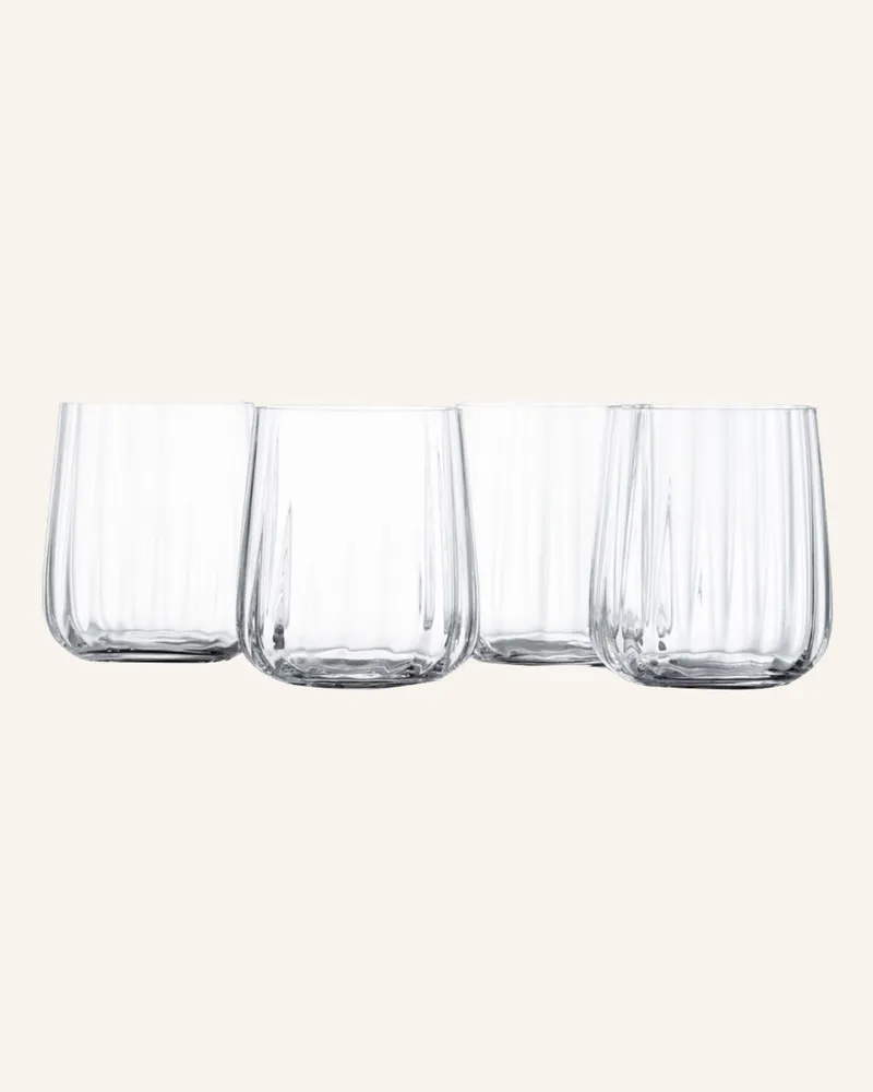 Spiegelau 4er-Set Trinkgläser transparent Weiss