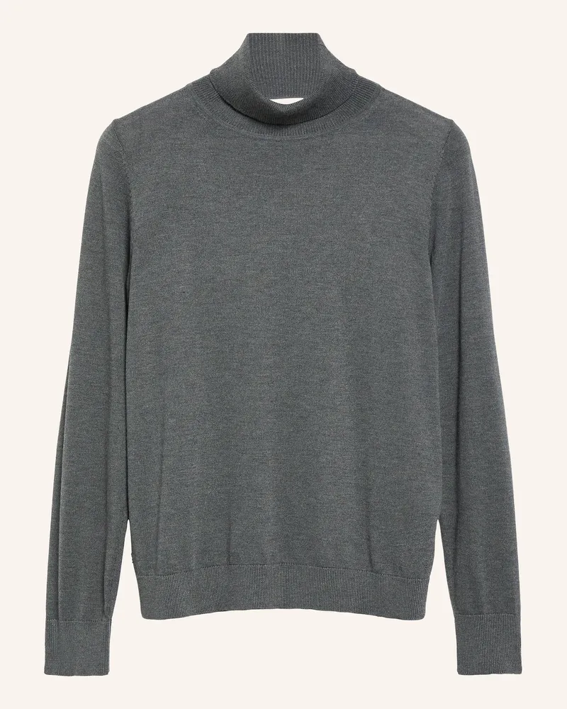 COMMA Rollkragenpullover grau Dunkelgrau