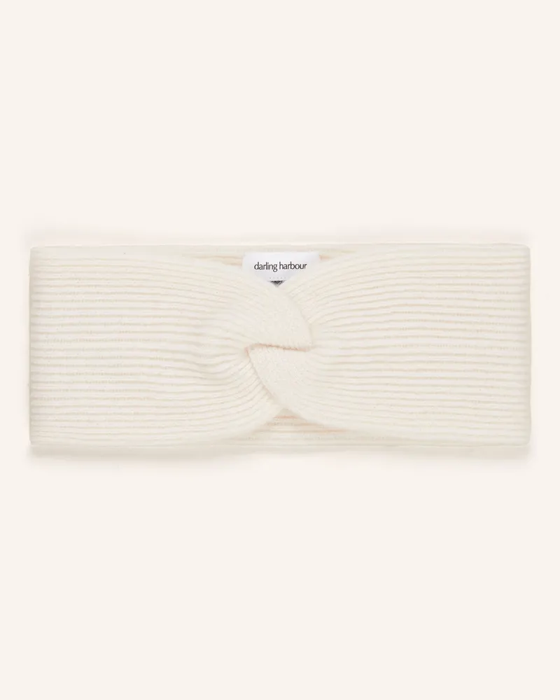 Darling Harbour Stirnband aus Cashmere Offwhite