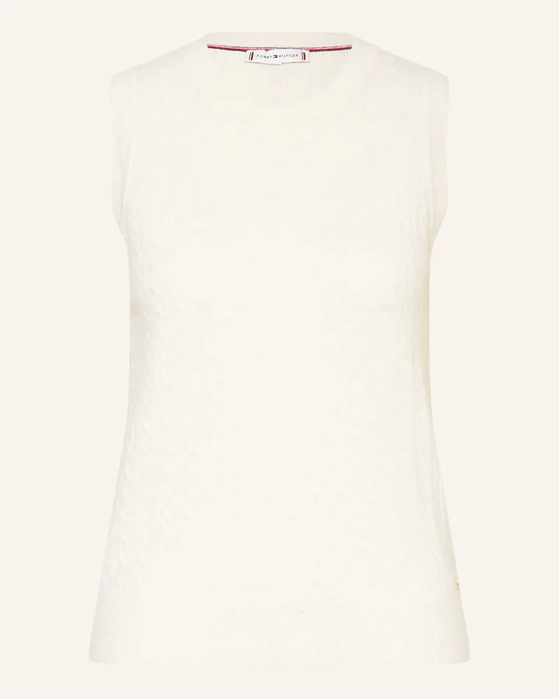 Tommy Hilfiger Pullunder weiss Creme