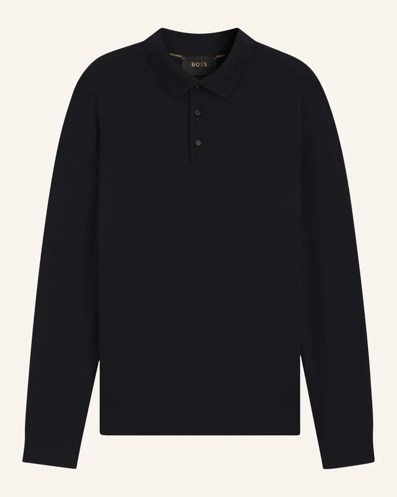 HUGO BOSS Pullover OVIO Regular Fit Dunkelblau