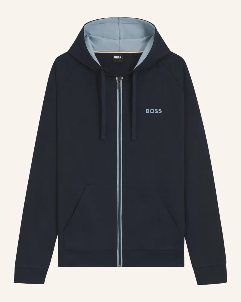 HUGO BOSS Loungewear Jacke AUTHENTIC JACKET H Regular Fit Dunkelblau