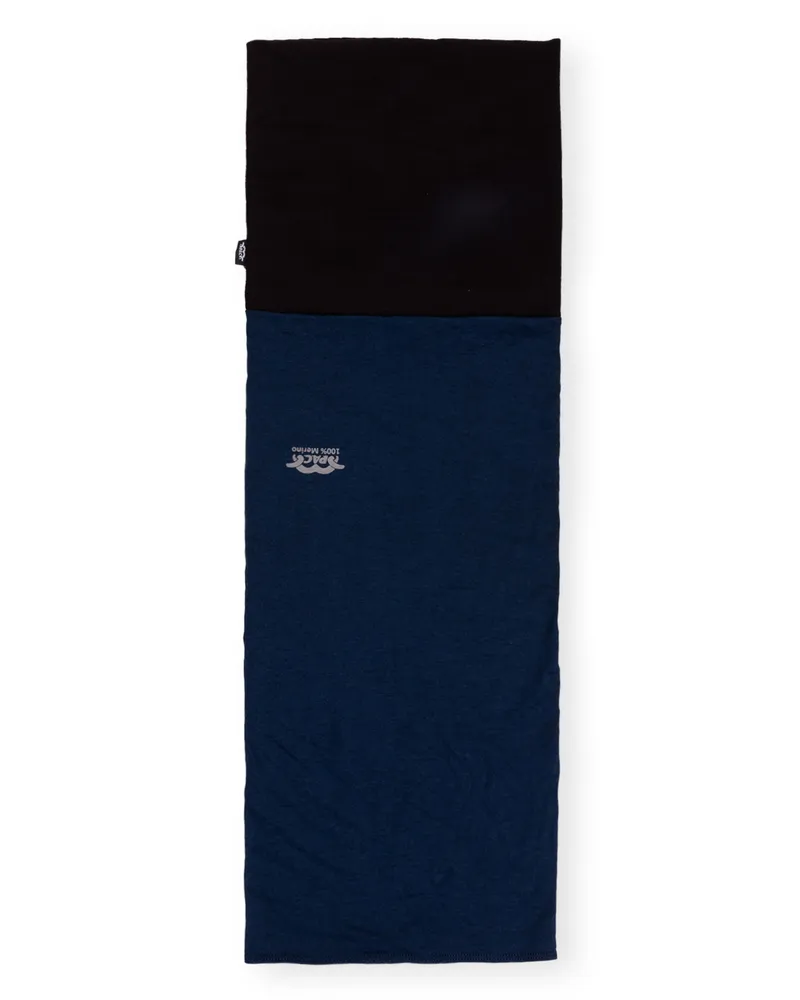 P.A.C. Multifunktionstuch MERINO FLEECE aus Merinowolle Dunkelblau