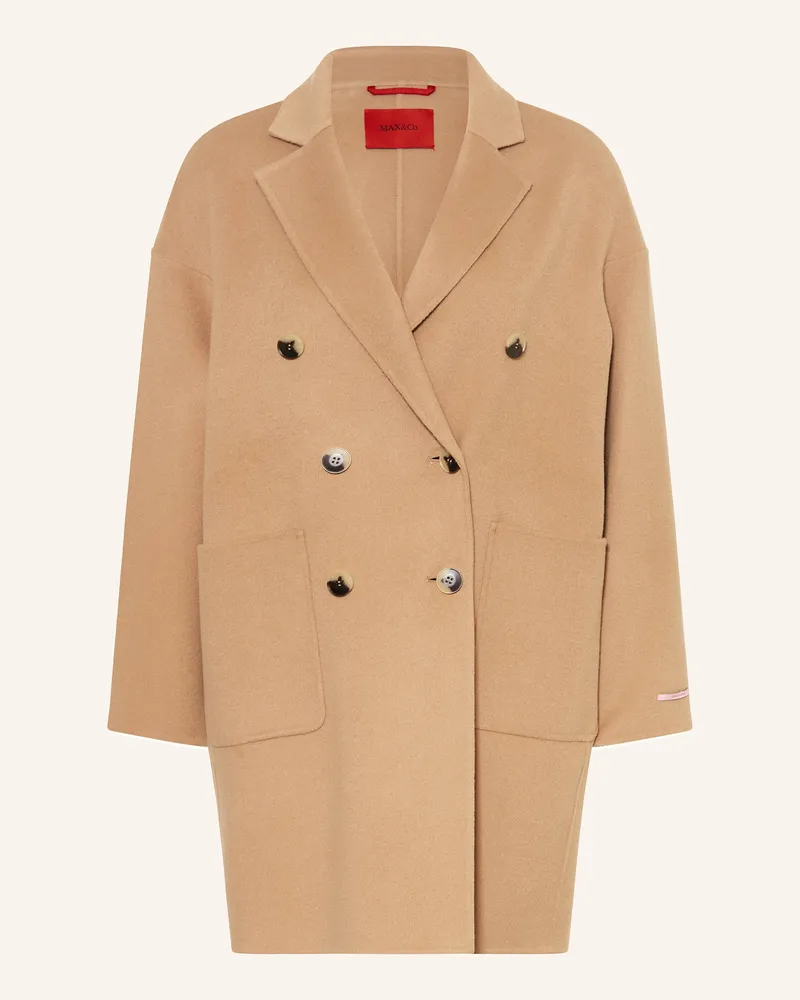 MAX&Co. Wollmantel RICCARDO Camel