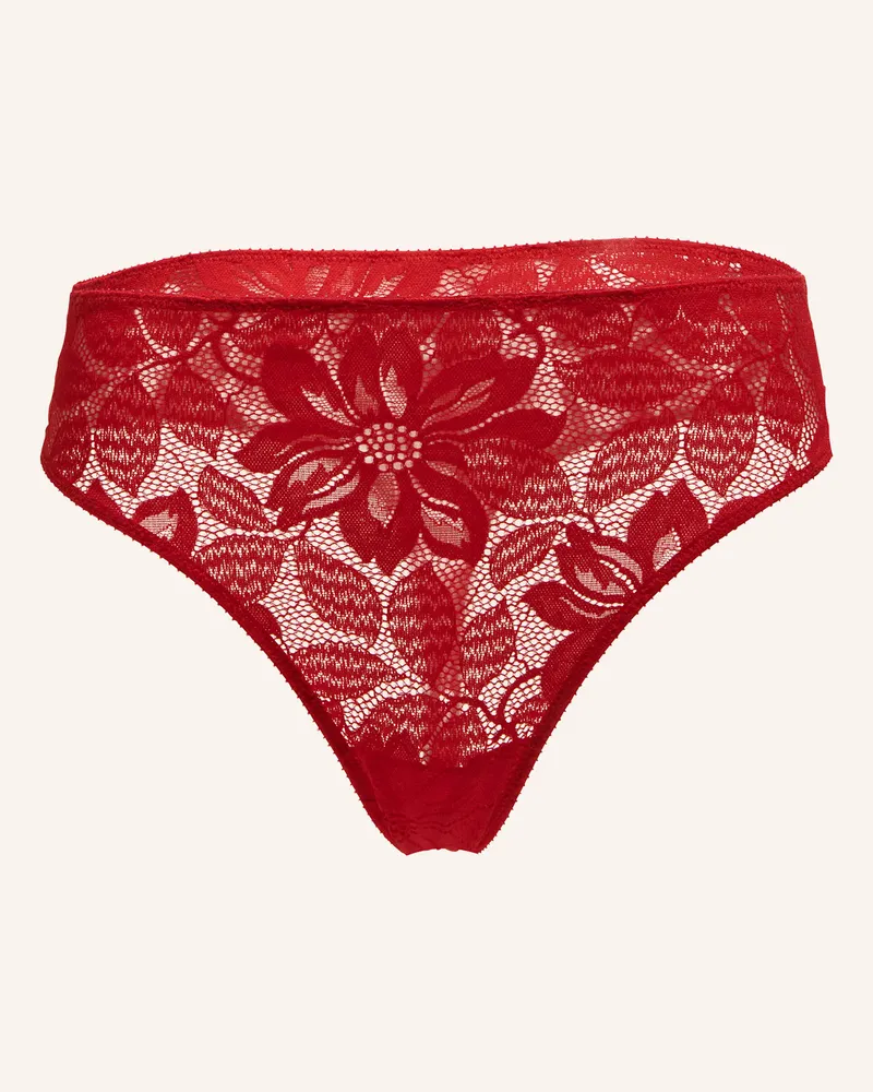 Wolford Lingerie String Lace String rot Rot