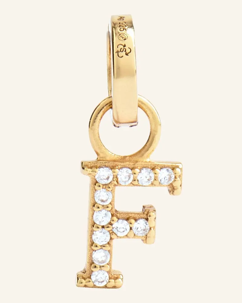 POMPIDOU Anhänger F By Glambou gold Gold