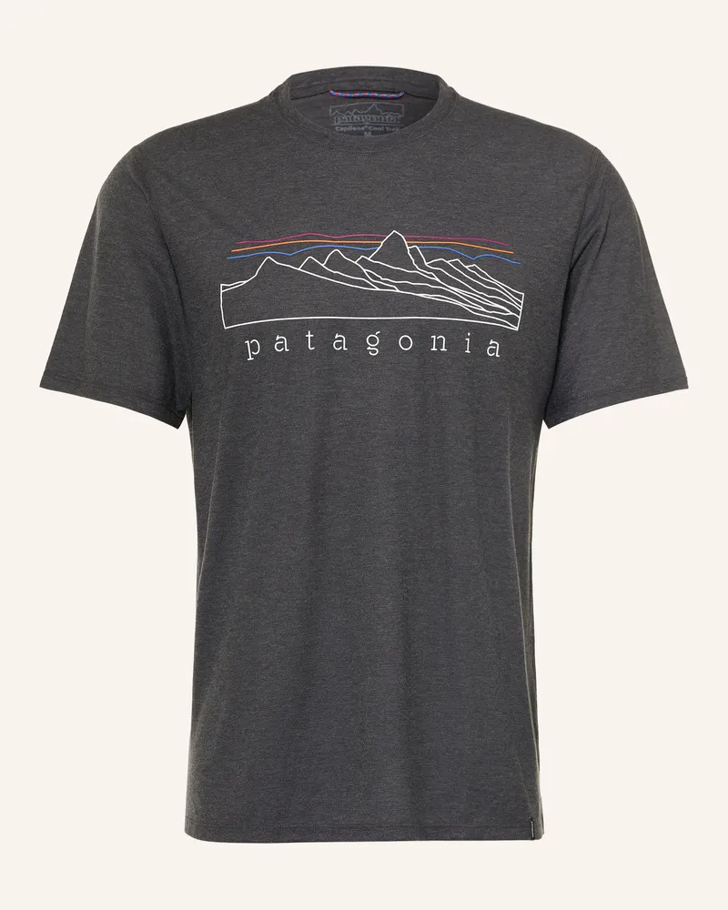 Patagonia Funktionsshirt Cap Cool Trail grau Dunkelgrau