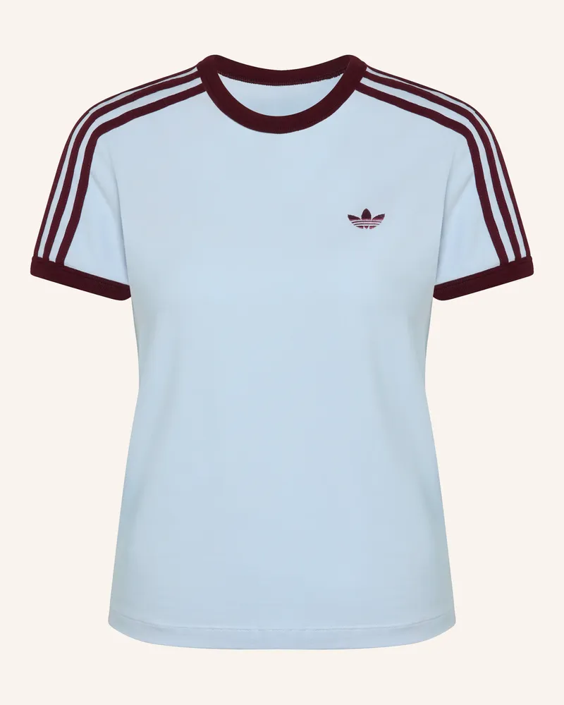 adidas T-Shirt 3 STRIPES SLIM TEE Hellblau