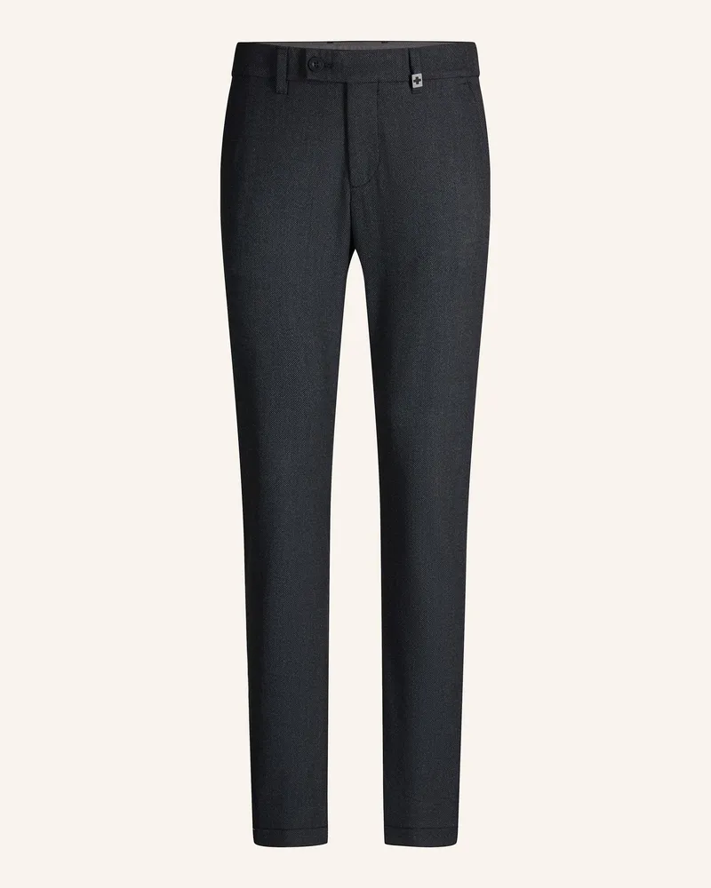 Strellson Chino Aus Viskosemix blau Dunkelblau