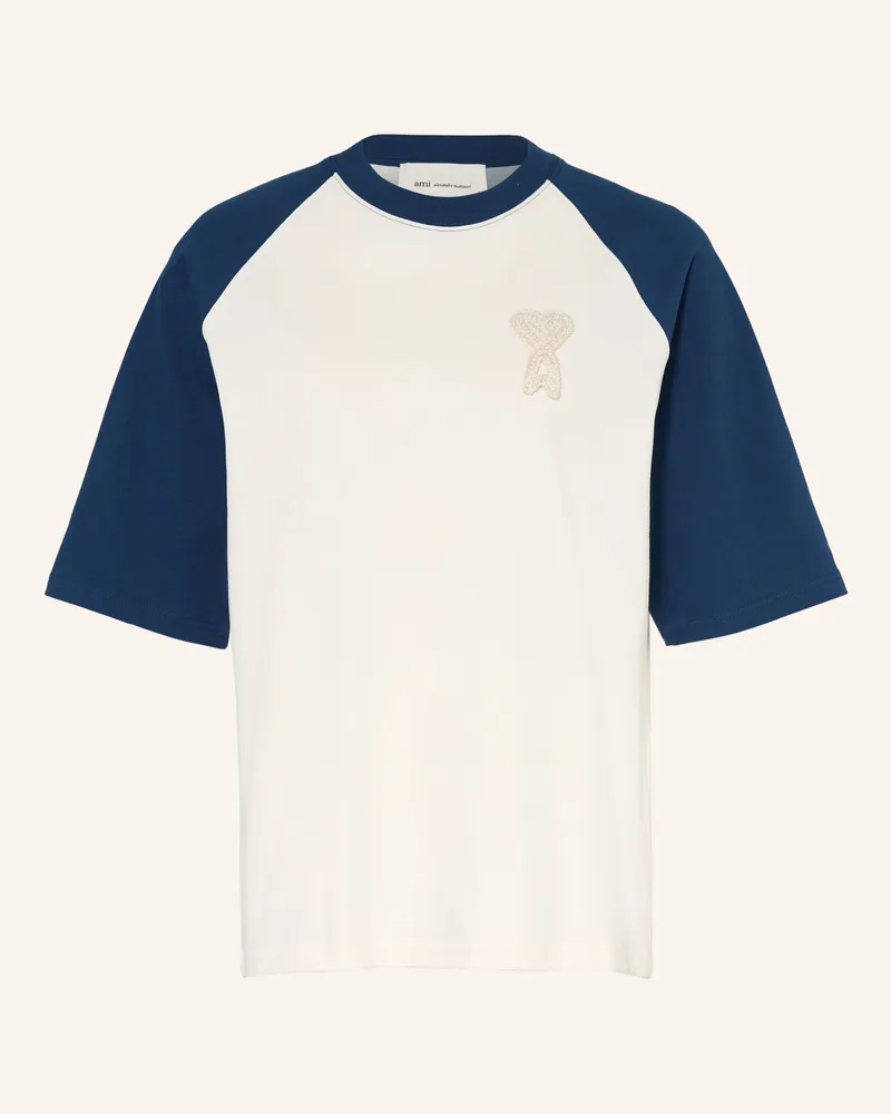 AMI Paris T-Shirt blau Dunkelblau