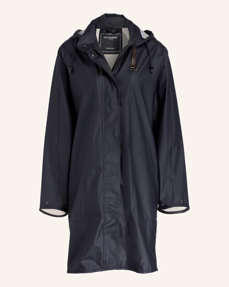 Ilse Jacobsen Regenmantel rain71 blau Marine