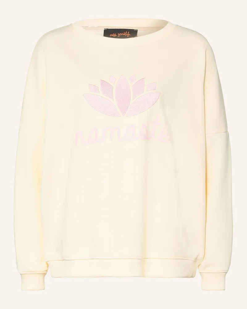 Miss Goodlife Oversized-Sweatshirt gelb Hellgelb