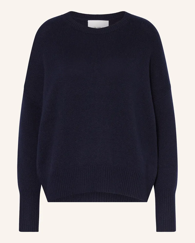 Lisa Yang Cashmere-Pullover MILA Dunkelblau