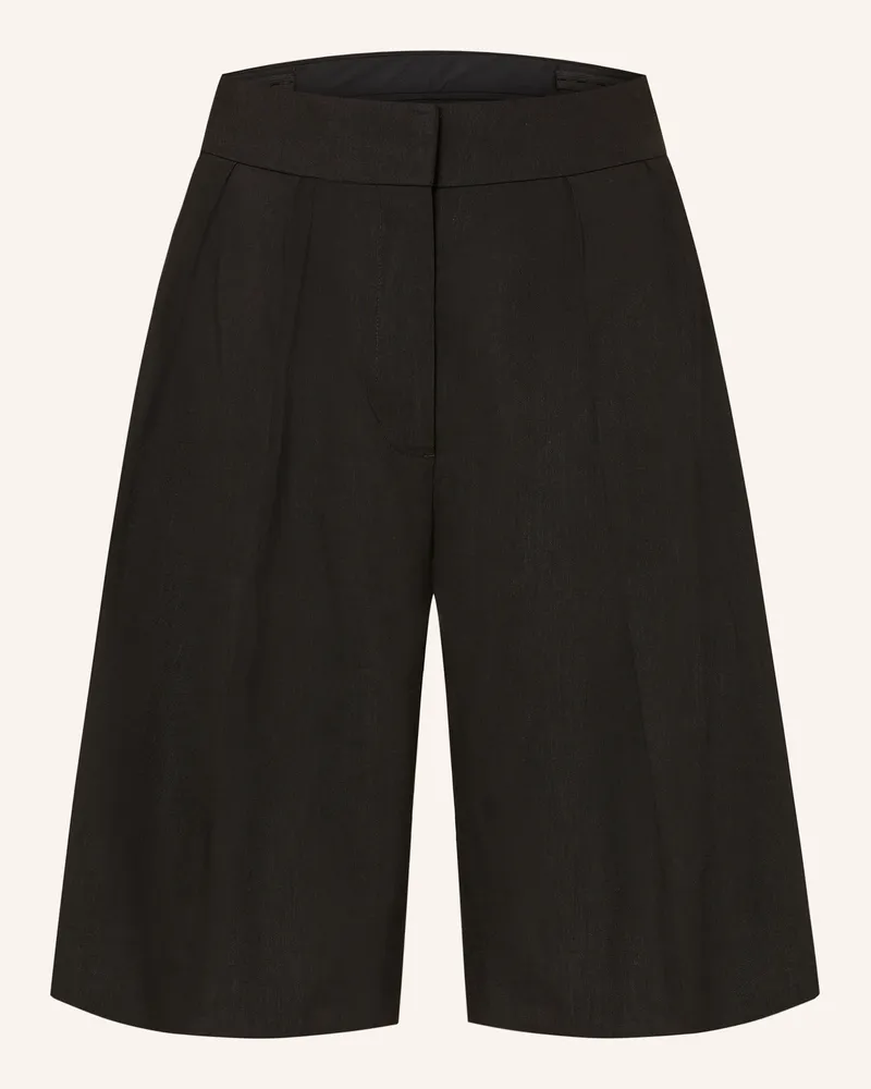 COS Bermudas mit Leinen Schwarz