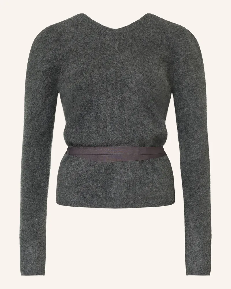ba&sh Strickjacke Terrats grau Dunkelgrau