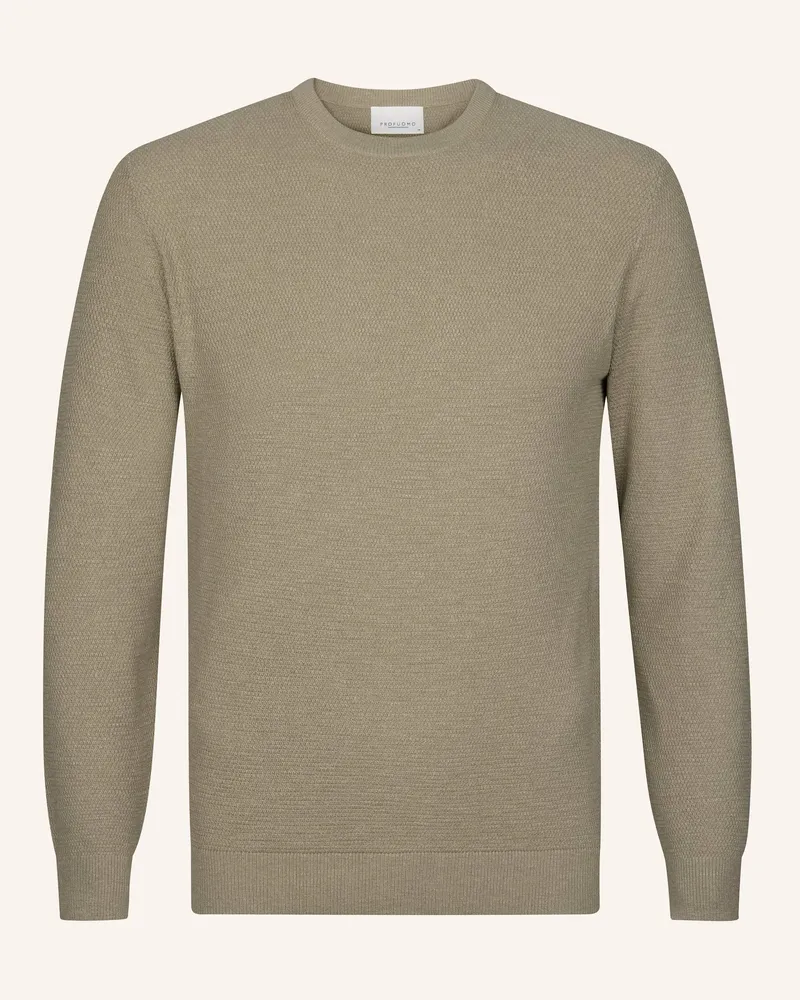 Profuomo Herren Pullover Beige