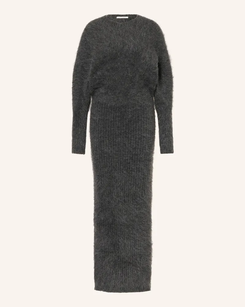 By Malene Birger Strickkleid Gislaine Hairy Mit Mohair grau Dunkelgrau