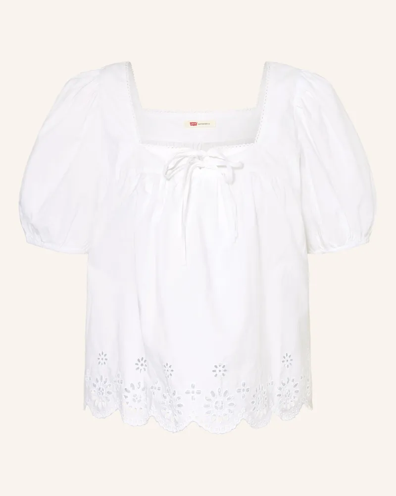 Levi's Levi's® Blusenshirt Mit Lochspitze weiss Weiss