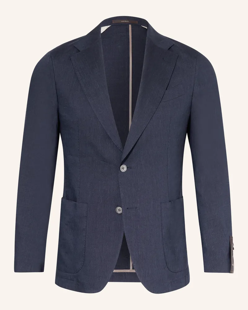 windsor. Anzugsakko Giorno Extra Slim Fit Mit Leinen blau 410