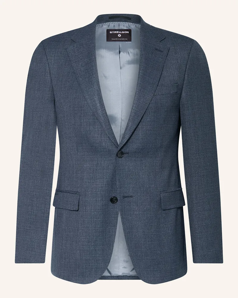 Strellson Anzugsakko Alzer Slim Fit blau 410