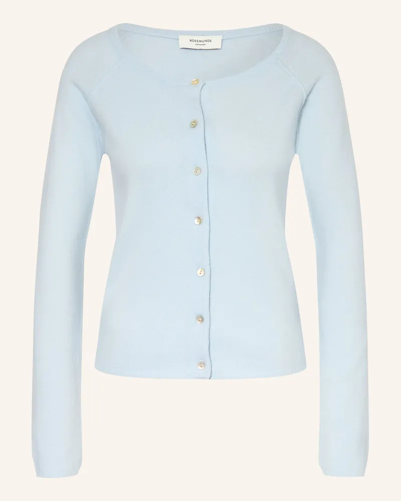 Rosemunde Strickjacke Laica Mit Cashmere blau Hellblau