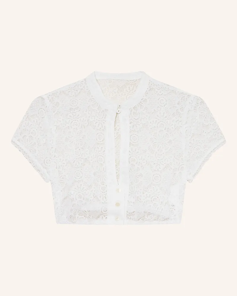 WALDORFF Dirndlbluse weiss Weiss