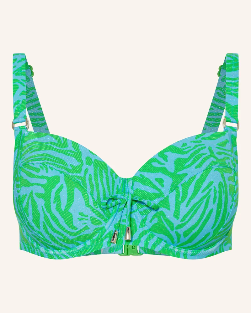Lidea Bügel-Bikini-Top AQUA MUSE mit Glitzergarn Türkis