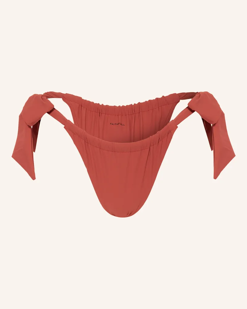 Faithfull The Brand Brazilian-Bikini-Hose Costa rot Hellrot