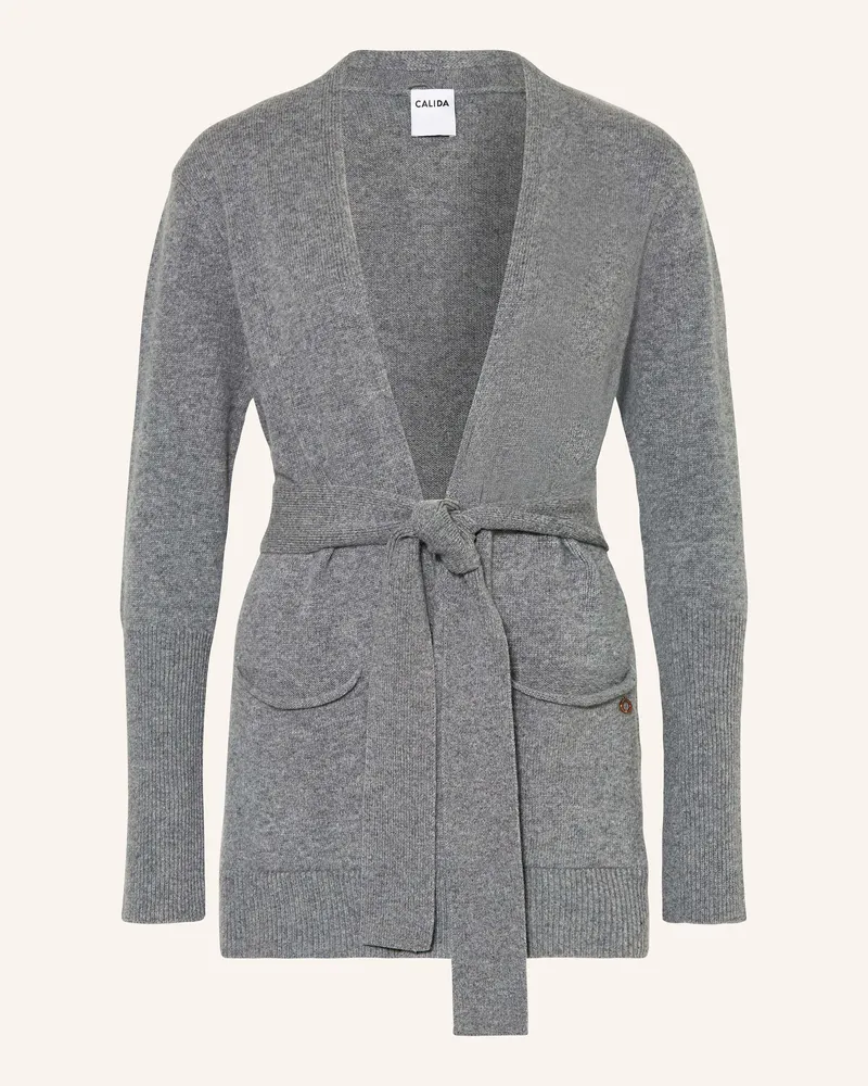 Calida Lounge-Jacke THE COSY COLLECTION Grau