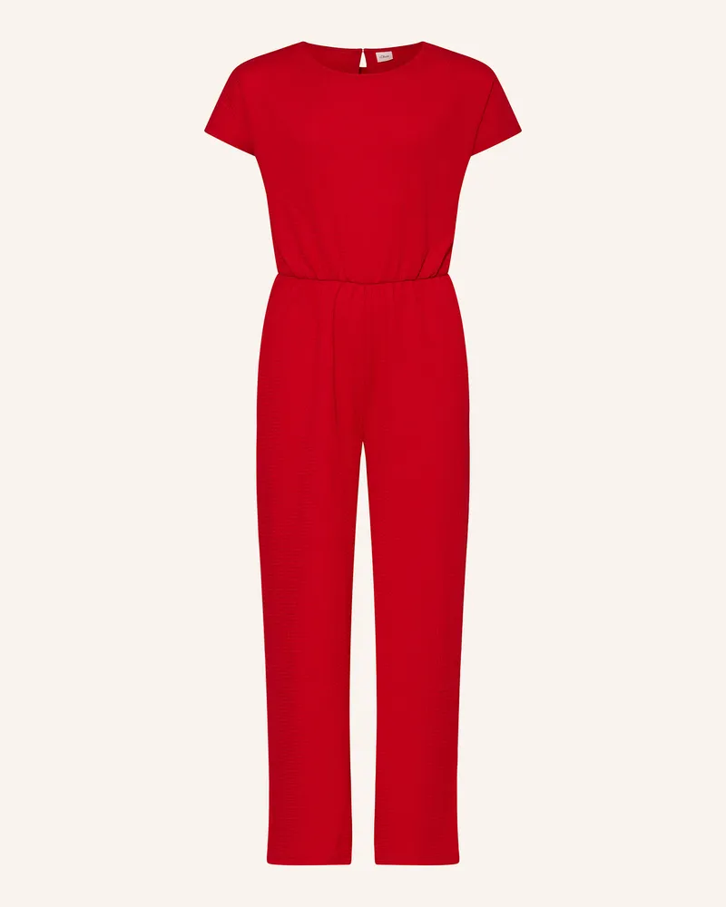 S.Oliver Jumpsuit rot Rot