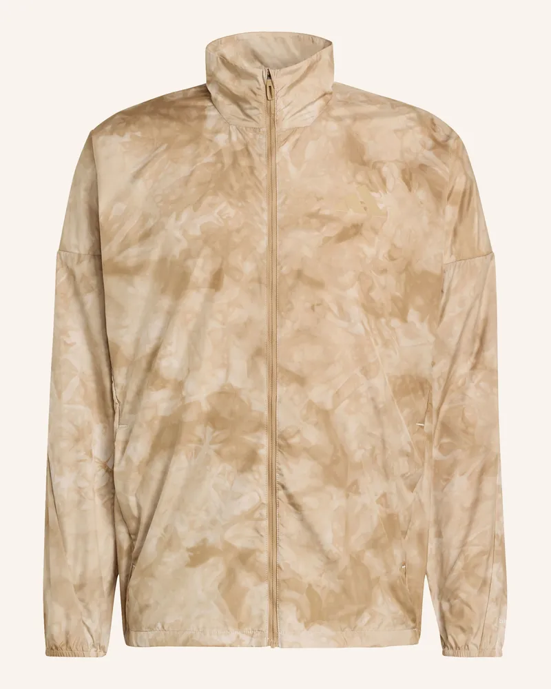 adidas Funktionsjacke Multi Spray Dye clima365 blau Hellbraun