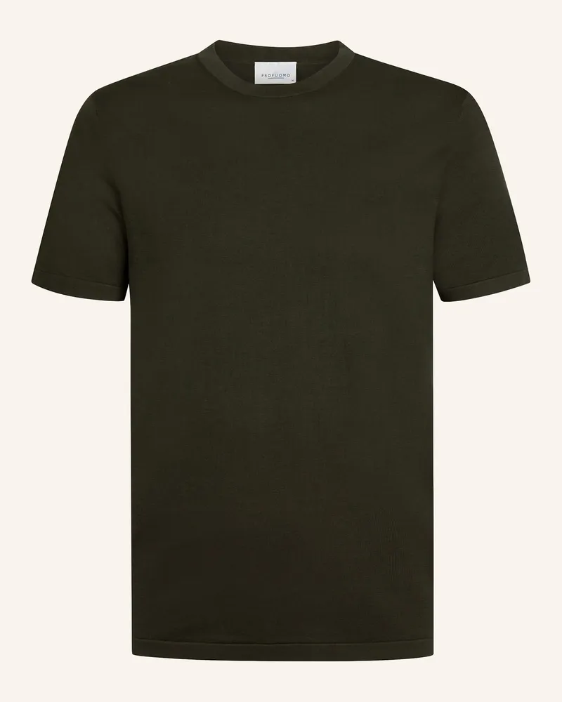 Profuomo T-Shirt gruen Dunkelgrün