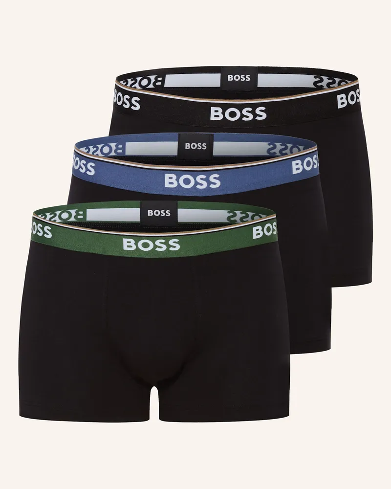 HUGO BOSS 3er-Pack Boxershorts POWER Schwarz