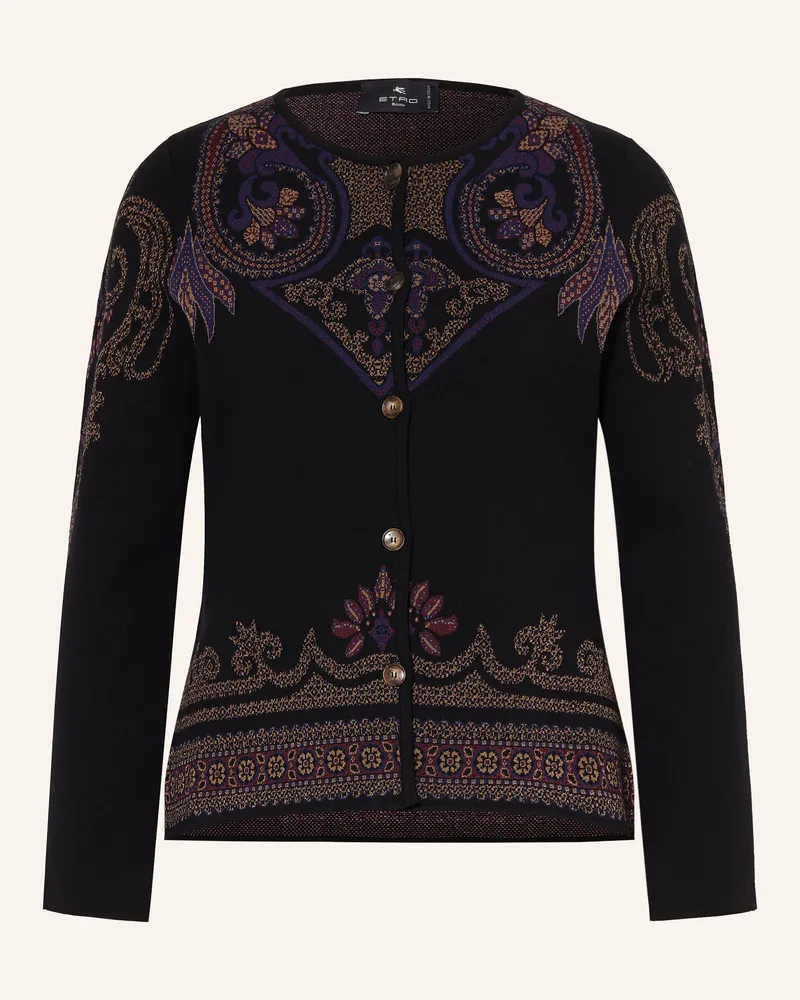 Etro Strickjacke schwarz Schwarz
